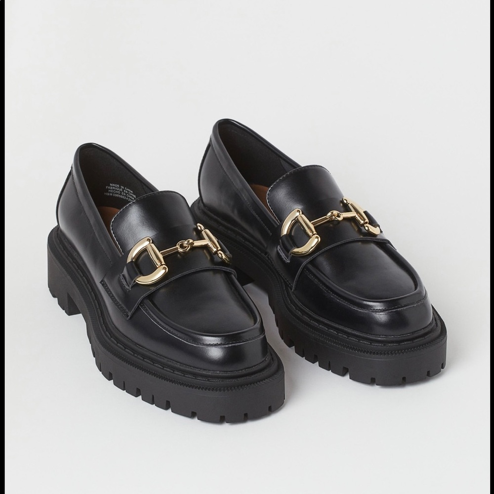 H&M horsebit chunky loafer